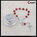 Italy design high quality decade Catholic rosary Finger ring
